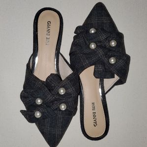 GIANNI BINI FLAT MULES